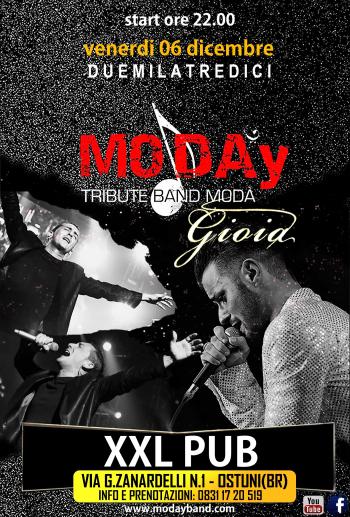 Modày coverband Modà in concerto