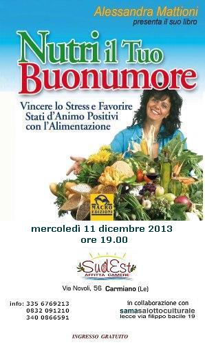 Presentazione del libro 'Nutri il tuo buonumore'