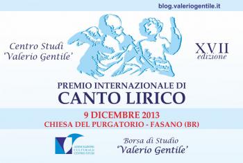 Premio Internazionale di Canto Lirico "Valerio Gentile" XVII edizione