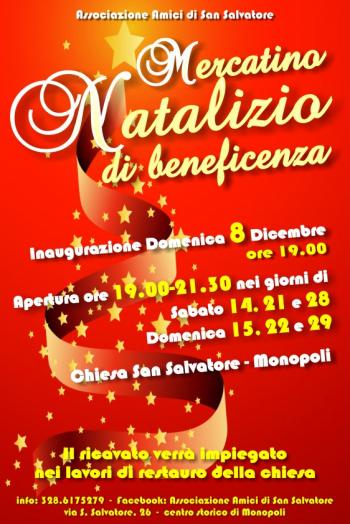Mercatino Natalizio di Beneficenza 2013 presso la Chiesa San Salvatore