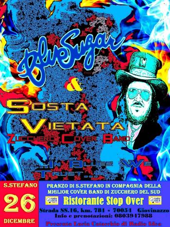 Pranzo di S. Stefano e concerto live di "BlueSugar & Sosta Vietata"