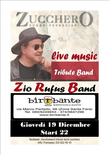 Tributo a Zucchero by Zio Rufus Band
