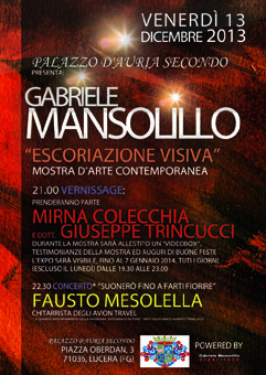 Escoriazione visiva di Gabriele Mansolillo