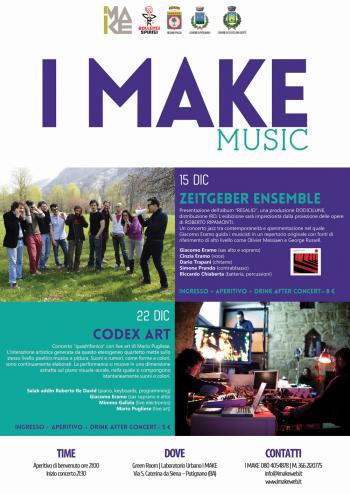 Codex Art – concerto quadrifonico con live art di Mario Pugliese