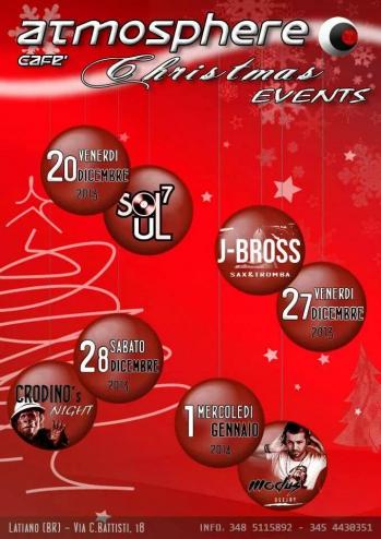 Atmosphere Cafè Christmas Events