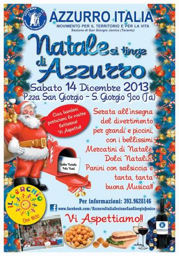 Natale si tinge di Azzurro
