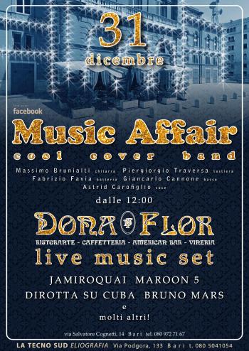 Music Affair - Cool Cover Band - il 31 a pranzo!