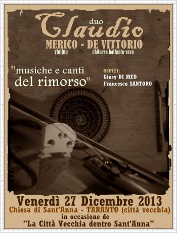Musiche e Canti del Rimorso