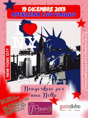 Newyorkesi per una notte - Apericena con Viaggio