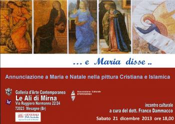 Annunciazione a Maria e Natale nella pittura Cristiana e Islamica