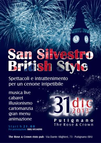 Annullato San Silvestro British Style - spettacoli e intrattenimento per un cenone irripetibile