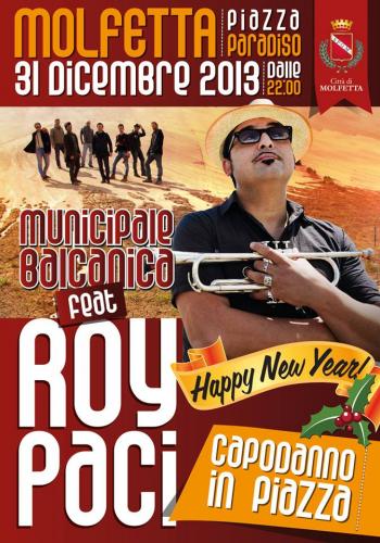Capodanno in piazza a Molfetta con Roy Paci e la Municipale Balcanica