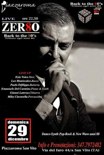 Party anni '80 con Zer80 in concerto + Dj set