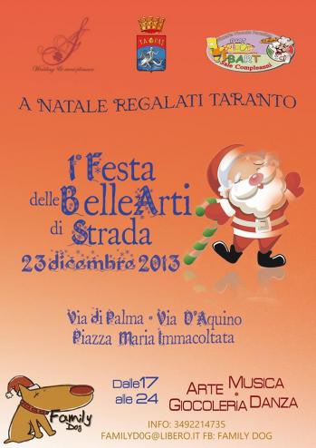 Prima festa delle Belle Arti di strada