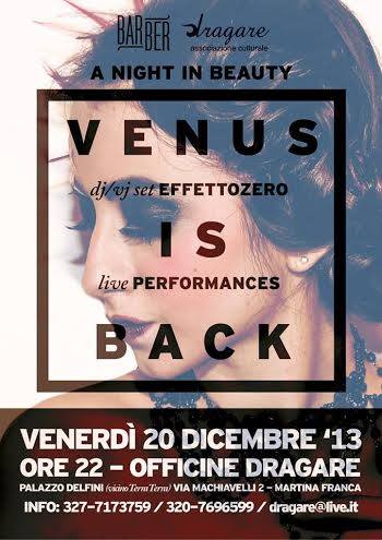 Venus Is Back Dj SET