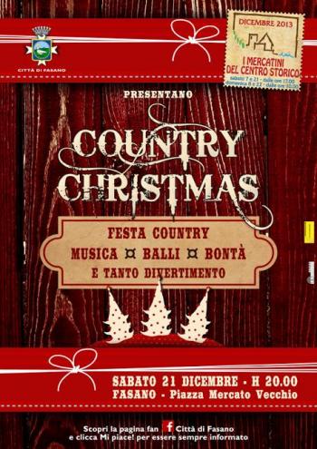 Country Christmas e neve artificiale