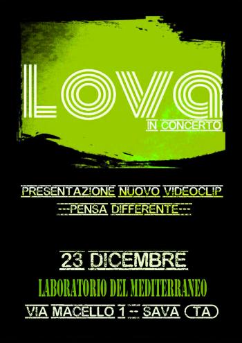 LOVA in concerto + proiezione nuovo videoclip "Pensa Differente"