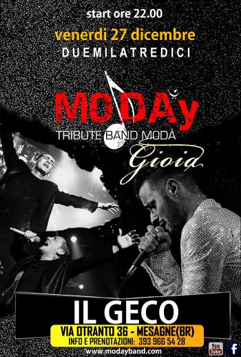 Modày coverband Modà in concerto