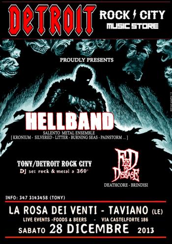 Detroit Rock City live (hellband + Feed my Disease)