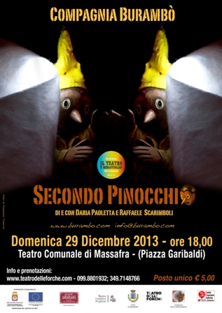 Spettacolo teatro famiglia "Secondo Pinocchio"