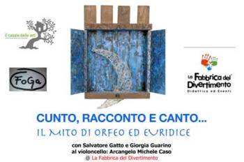 Musica, scultura, pittura e burattini per raccontare l’immortale mito di Orfeo ed Euridice