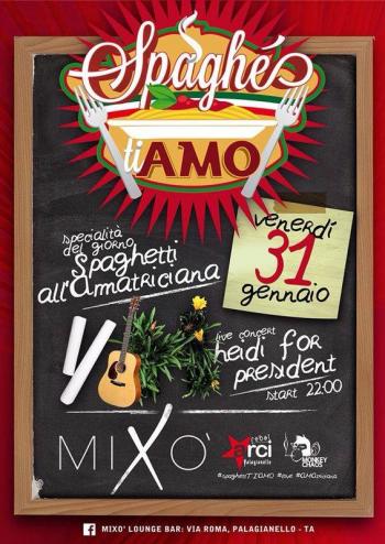 Spagé-ti Amo & Heidi For President live Concert
