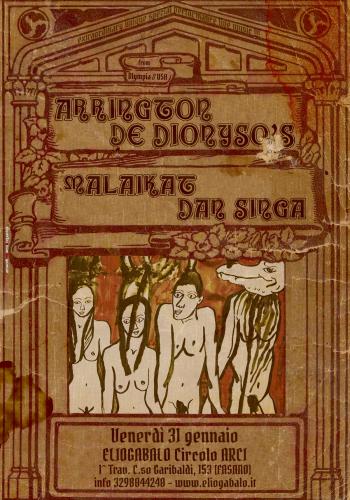 Arrington de Dionyso's Malaikat Dan Singa in concerto