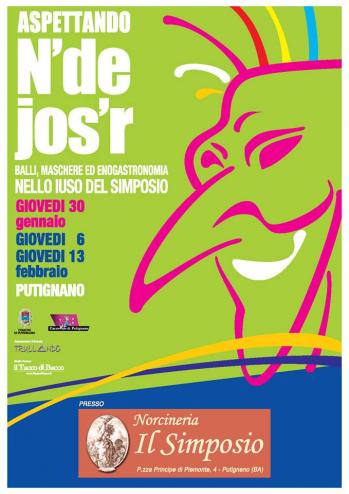 Aspettando N'de Jos'r - balli maschere e gastronomia nello iuso del Simposio