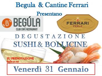 Degustazione Ferrari Perlè & Sushi