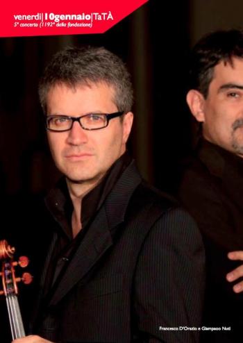 Francesco D’Orazio al violino e Giampaolo Nuti al pianoforte