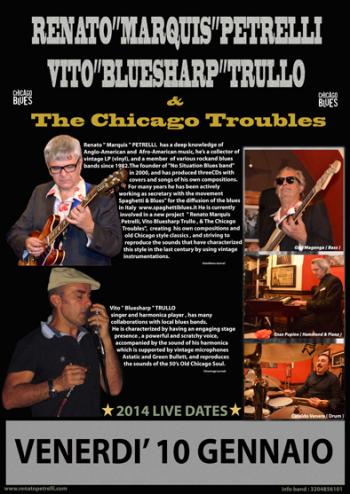 Renato Marquis Petrelli - Vito Bluesharp Trullo & The Chicago Troubles Blues Band
