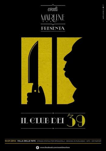 Il Club dei 39 - Evento musicale ispirato al genio del brivido:Alfred Hitchcock