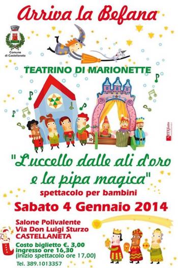 A Castellaneta, la Befana Porta le Marionette