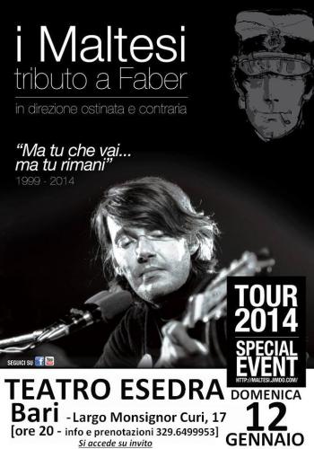 Tributo a Fabrizio de Andre' con i Maltesi a 15 Anni Dalla Sua Morte