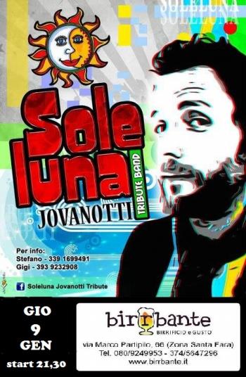 Tributo a Jovanotti con Soleluna Tribute band