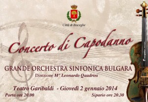Concerto di Capodanno 2014 con l'Orchestra Sinfonica Bulgara