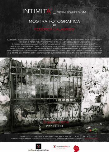 Intimità, Segni d’Arte - Mostra Fotografica di Federica Calabriso