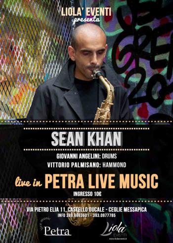 Sean Khan in concerto al Petra di Ceglie Messapica