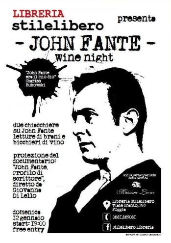 John Fante wine night