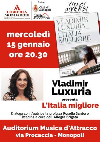 Prentazione del Libro L'italia Migliore di Vladimir Luxuria