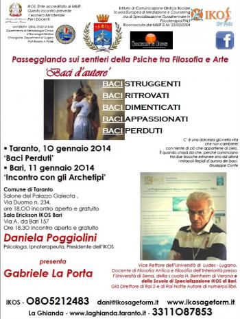 GABRIELE LA PORTA: Passeggiando sui sentieri della Psiche tra Filosofia e Arte – Baci d’autore