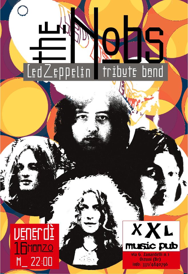 THE NOBS BAND LED ZEPPELIN TRIBUTE BAND Ostuni il Tacco di Bacco