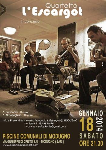 Quartetto "L'Escargot" in concerto