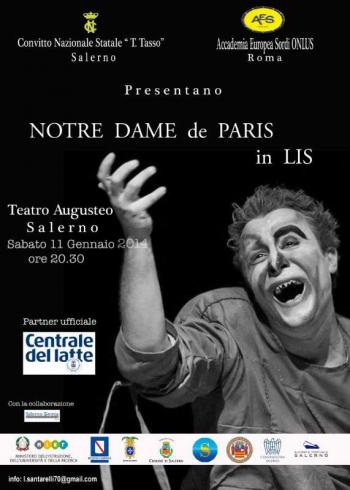 Notre Dame de Paris di David Zard, in versione per i sordi in Lingua dei Segni Italiana (LIS) e sottotitolata