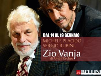 Sergio Rubini e Michele Placido in  "Zio Vanja"  di Anton Cechov, per la regia di Marco Bellocchio
