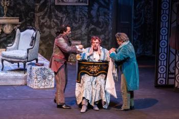 Il Teatro di San Carlo ripropone in casa "Il Barbiere di Siviglia" di Rossini, firmato da Filippo Crivelli e Lele Luzzati