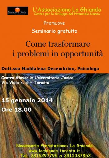 Come trasformare i problemi in opportunità