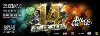 25.01 - 14° Happy B-Day Demodè Club