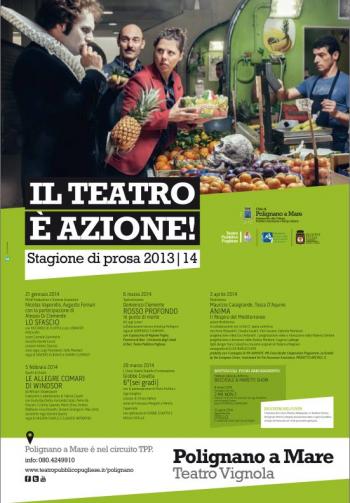 Stagione teatrale 2014 "Il teatro è azione"