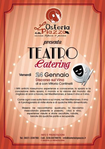 ***TEATRO-CATERING*** - Discorso Sul Vino